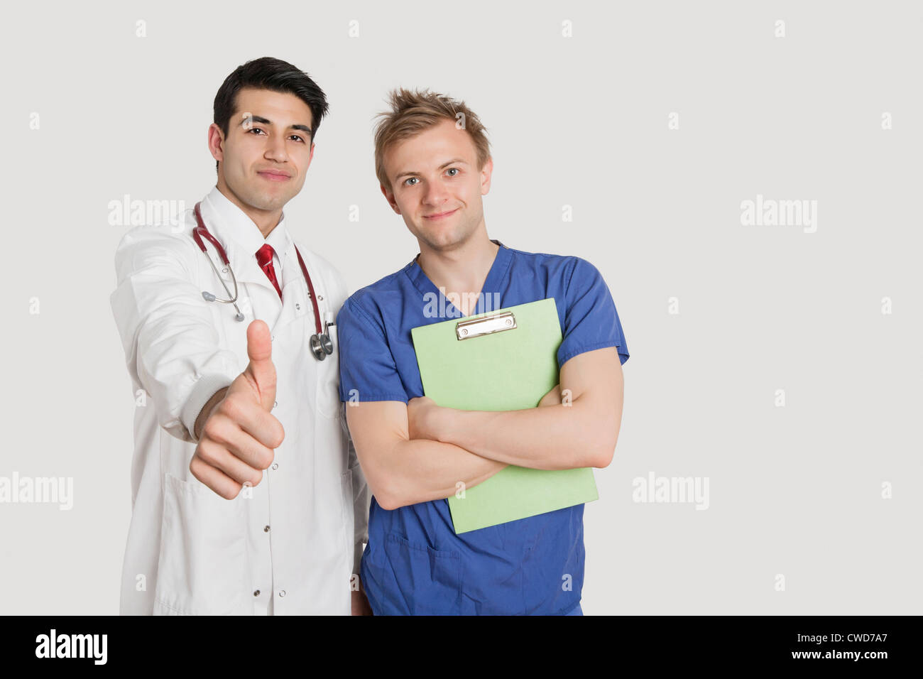 Thumbs up young indian doctor hi-res stock photography and images - Alamy