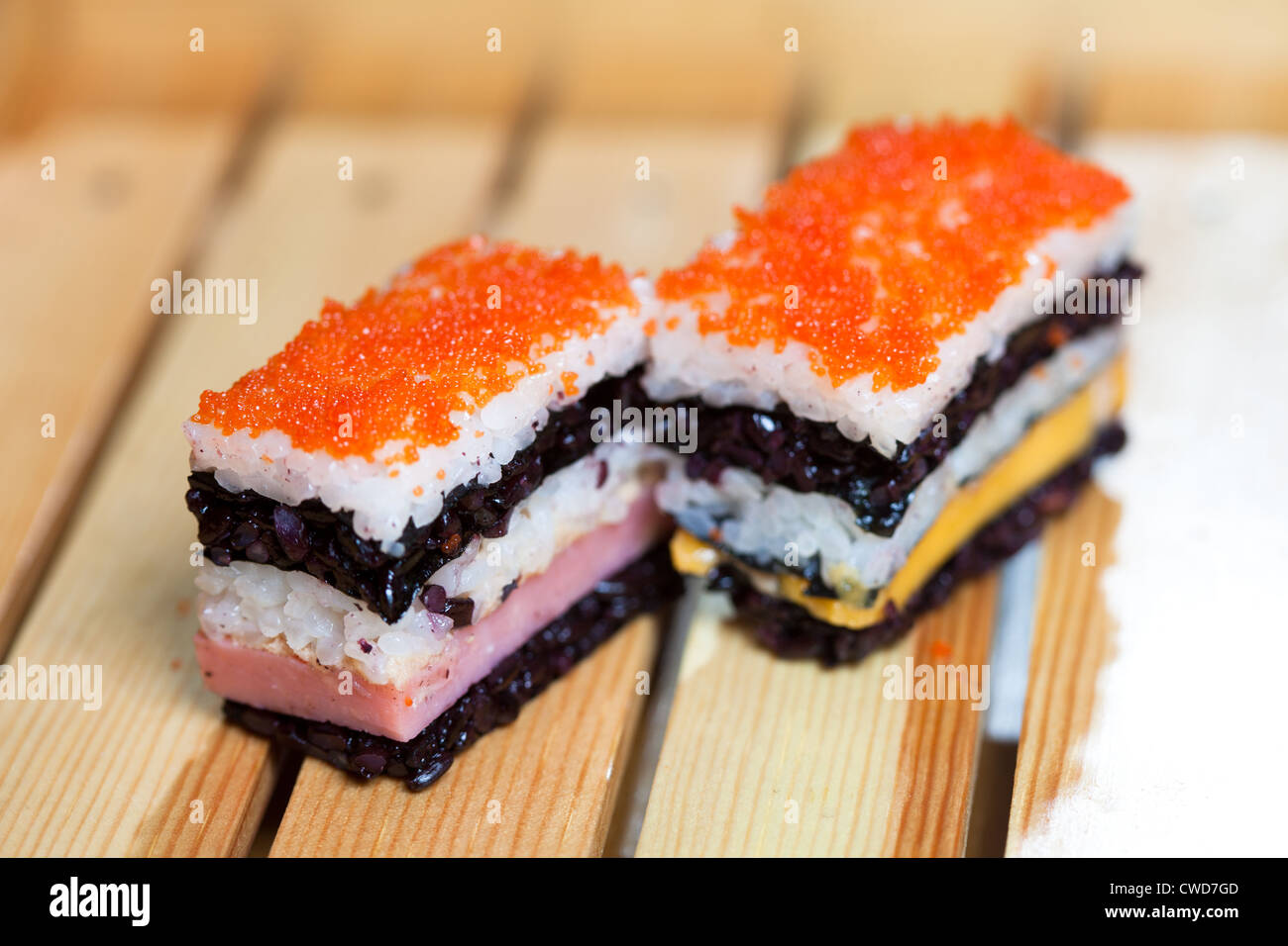 Traditional Japanese food -sushi Stock Photo - Alamy