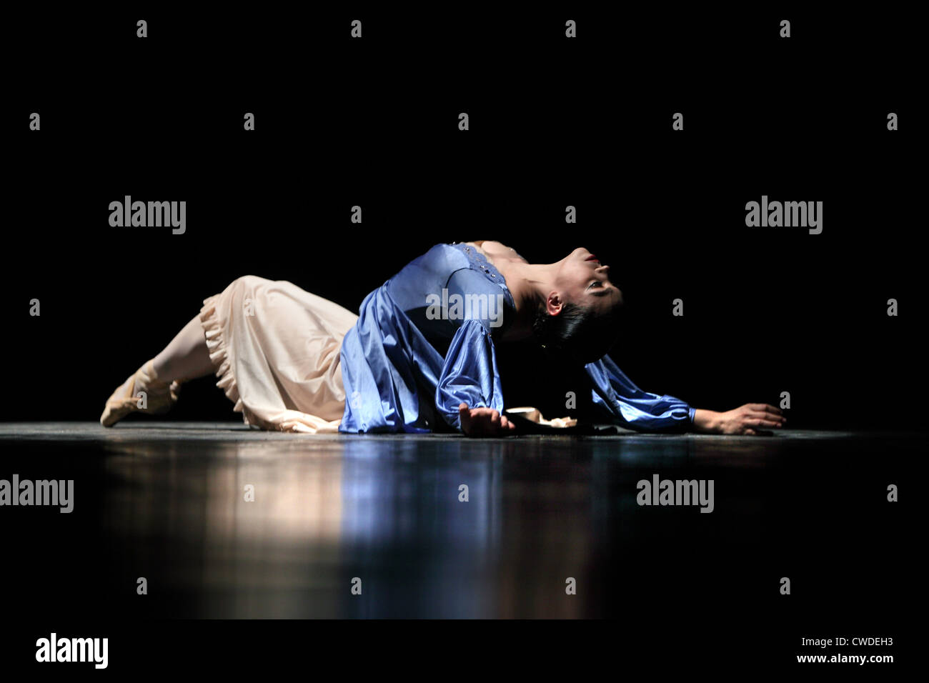 Dancers of Gloria Mandelik dance company, performing in India Stock Photo