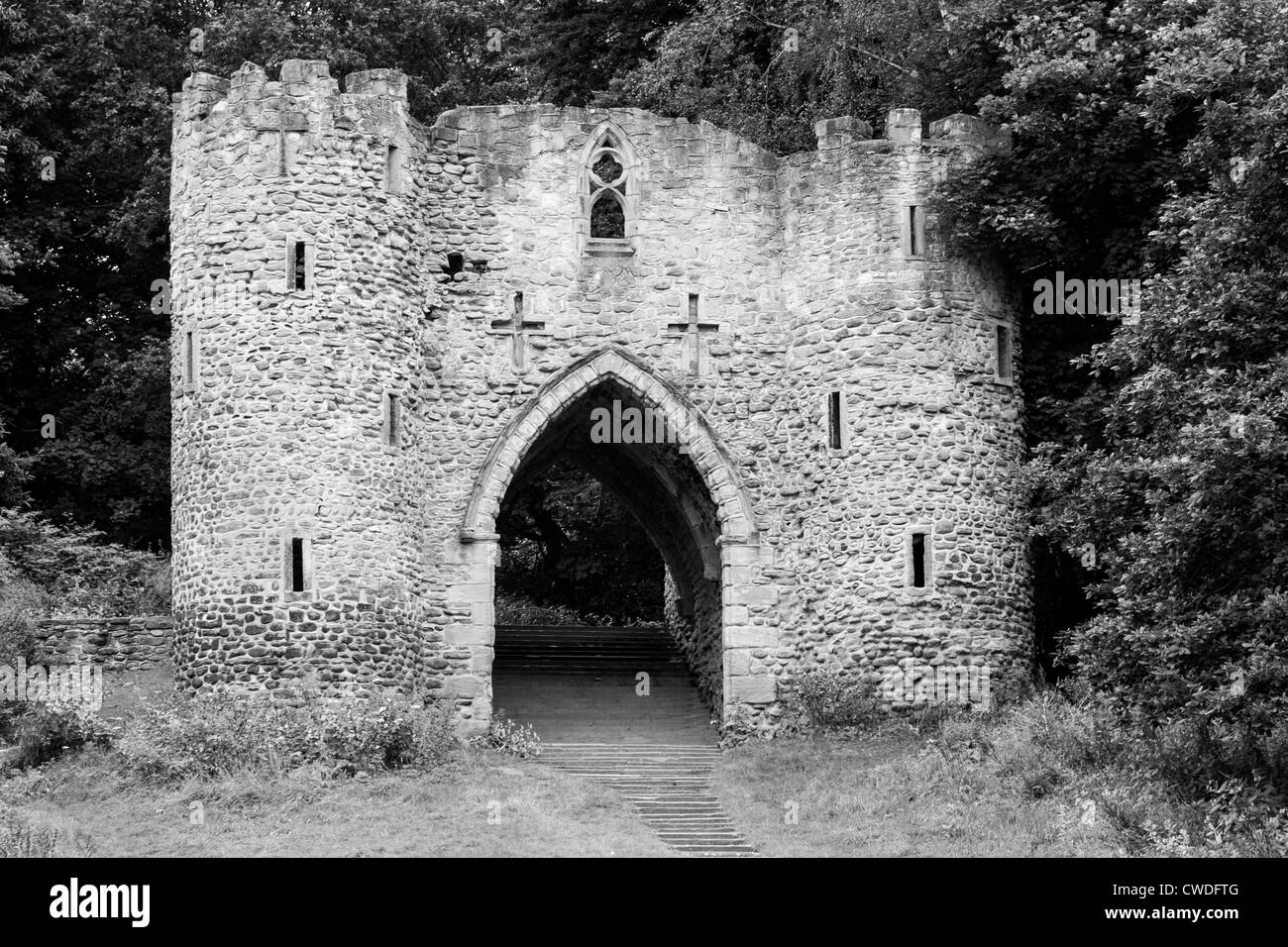Spooky Castle Stock Photo