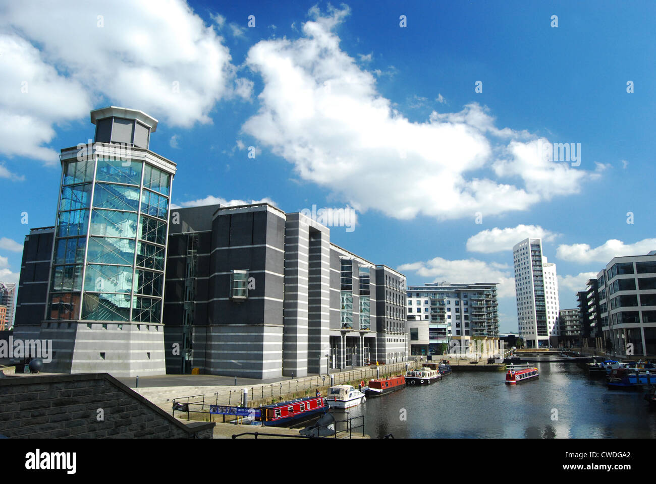 Architectural panorama of Leeds city, United Kingdom Stock Photo - Alamy