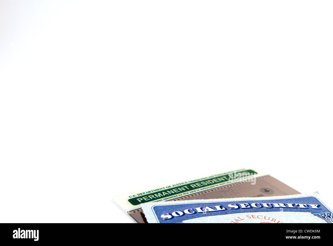 Social Security & Green Card Stock Photo Alamy
