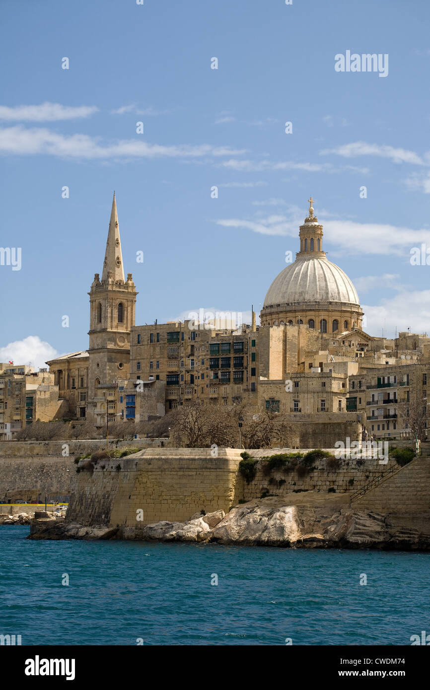 Europe, Malta, la Valletta, Carmelite church Stock Photo