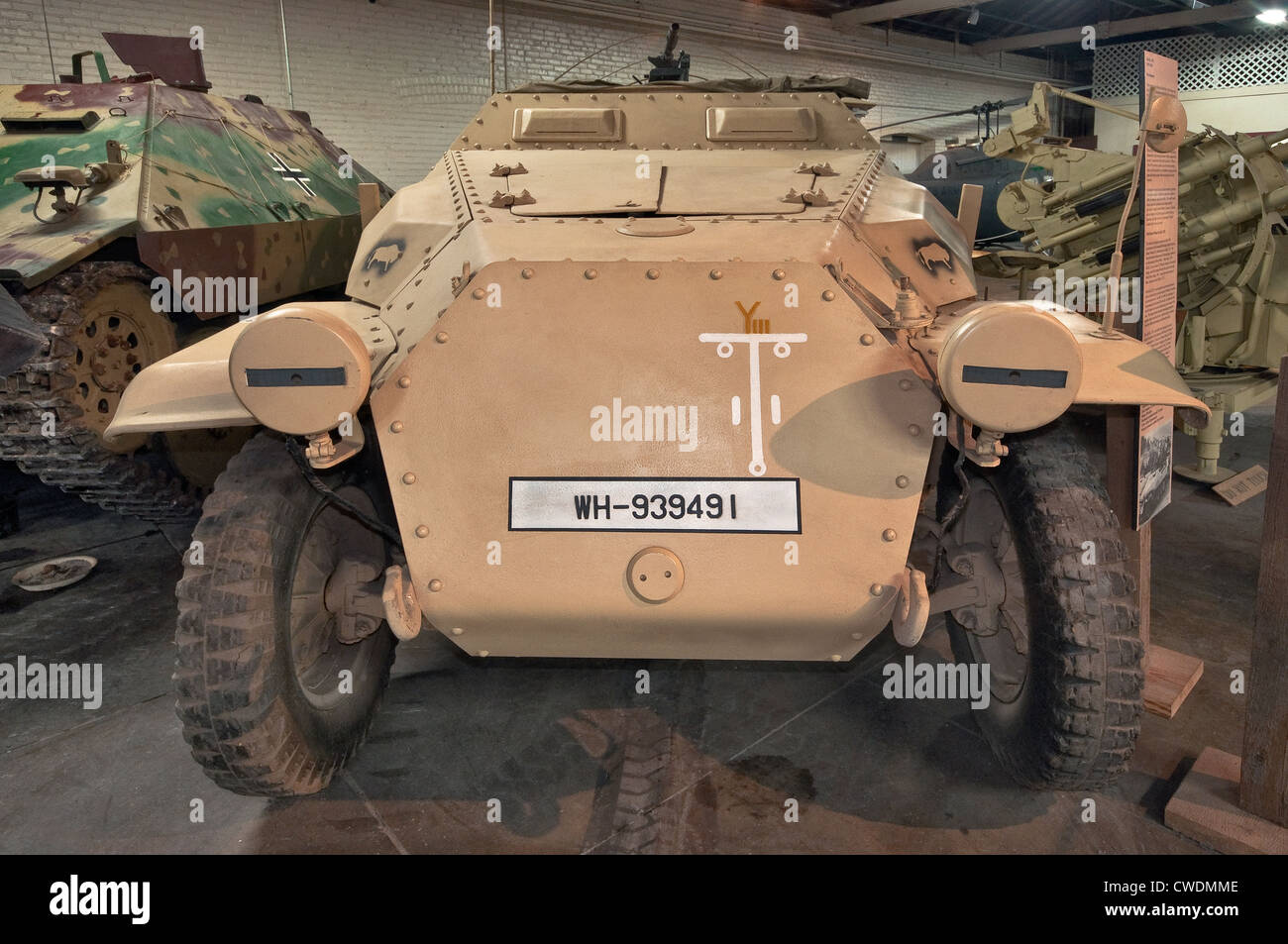 WW2 German SPW SdKfz 251 armored personnel carrier, Africa Corps