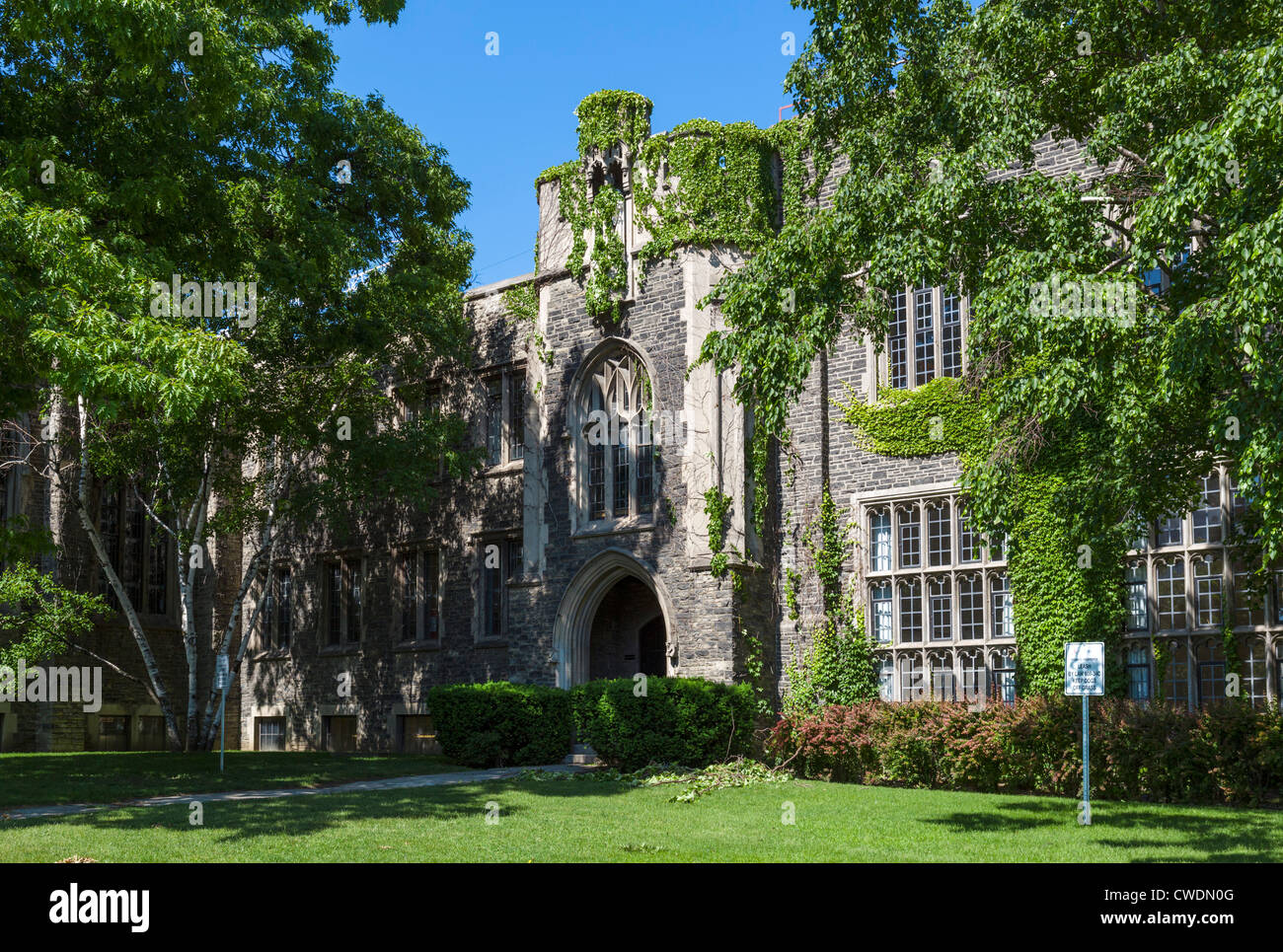 Emmanuel College, Victoria University, Toronto, Ontario, Canada Stock Photo