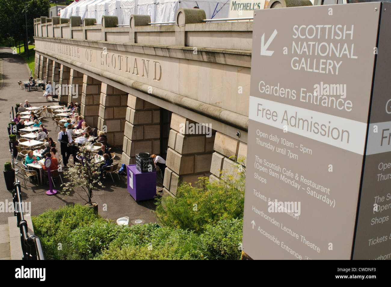 Scottish Outdoor Cafe Hi res Stock Photography And Images Alamy