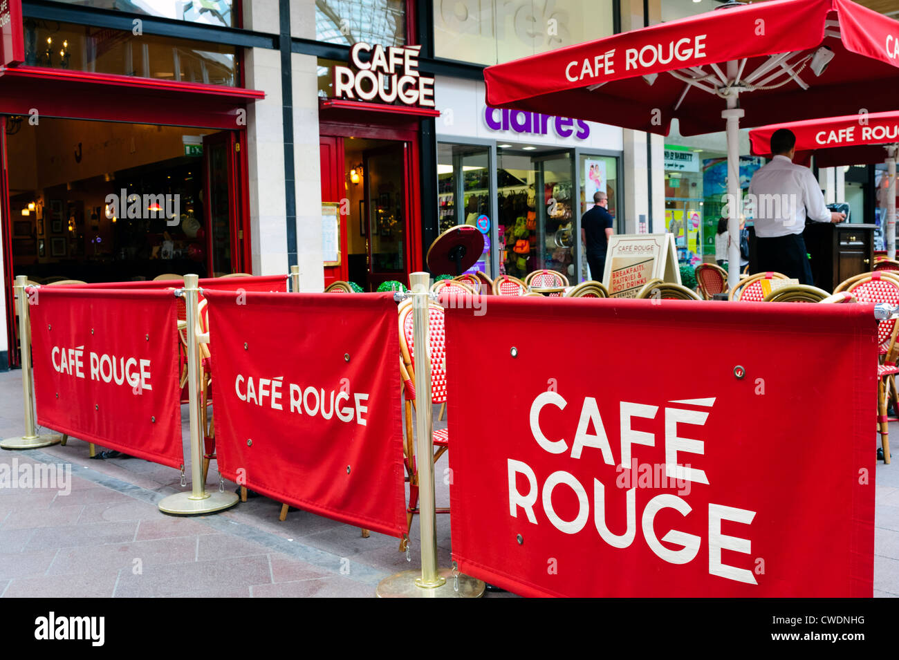Cafe Rouge restaurant in Bristol, UK. Stock Photo