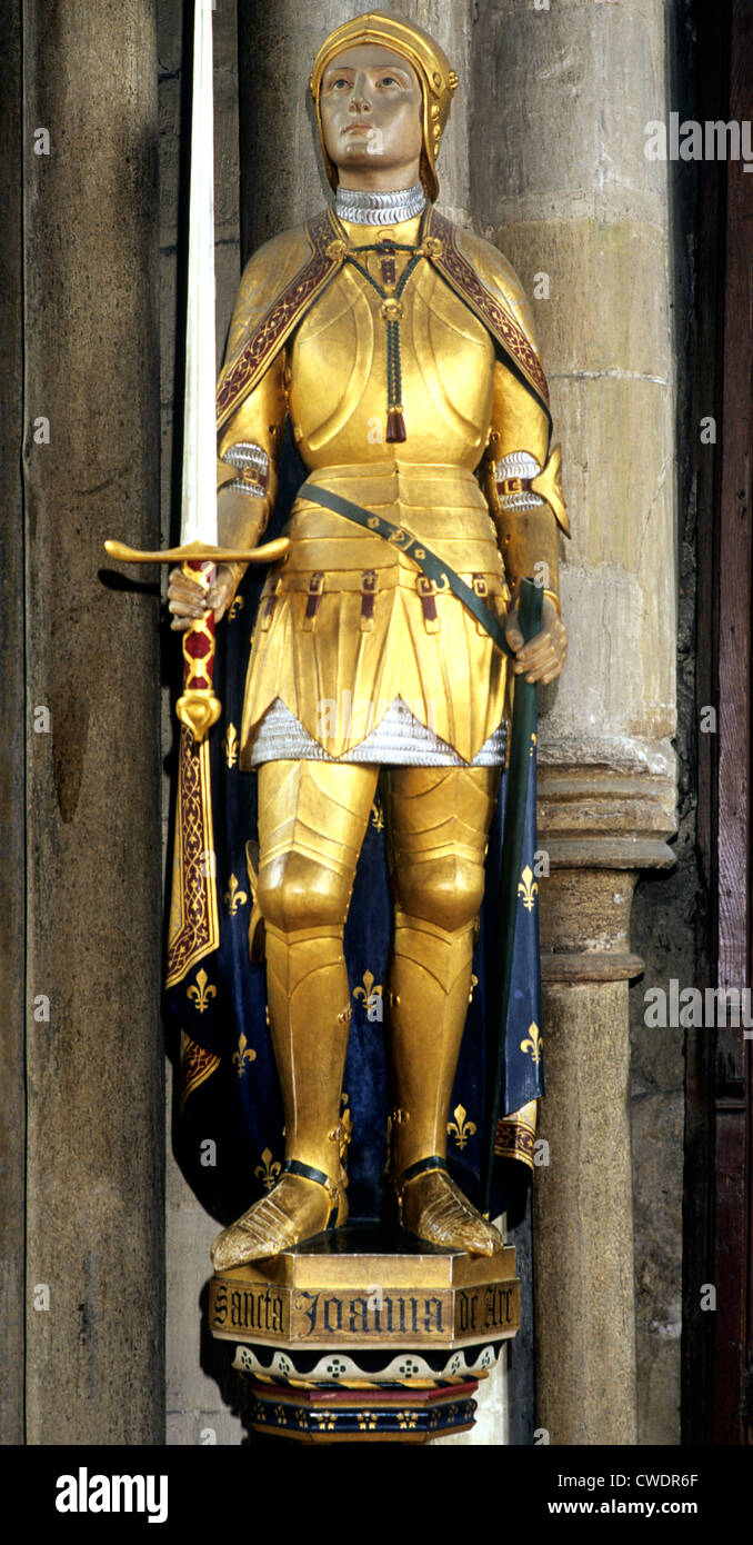 Statue st joan arc darc hi-res stock photography and images - Alamy