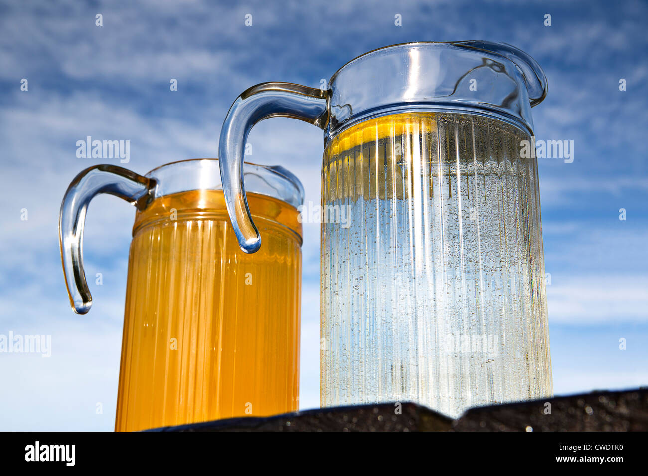 Juice jugs hi-res stock photography and images - Alamy