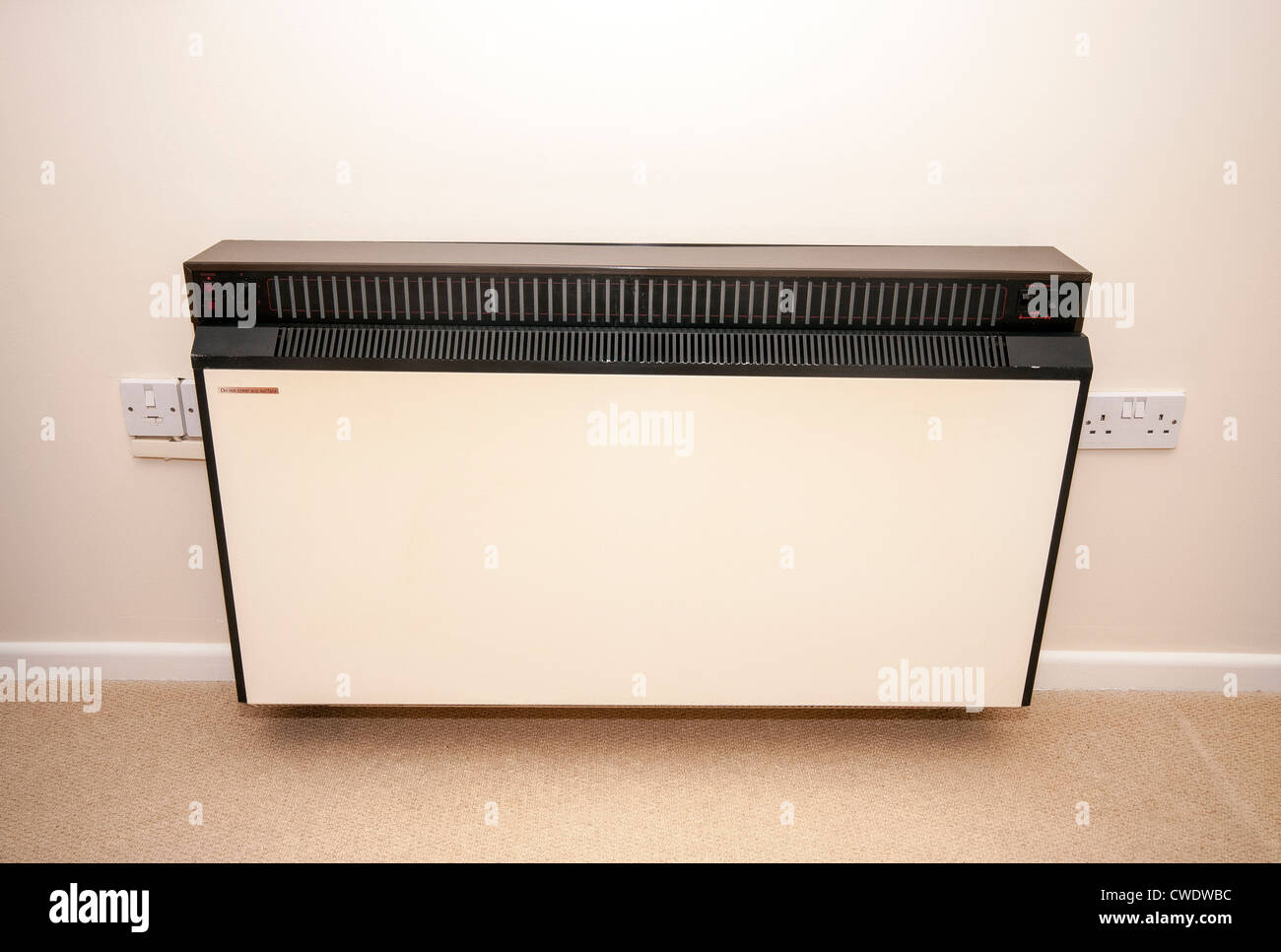 Old fashioned style storage heater Stock Photo Alamy