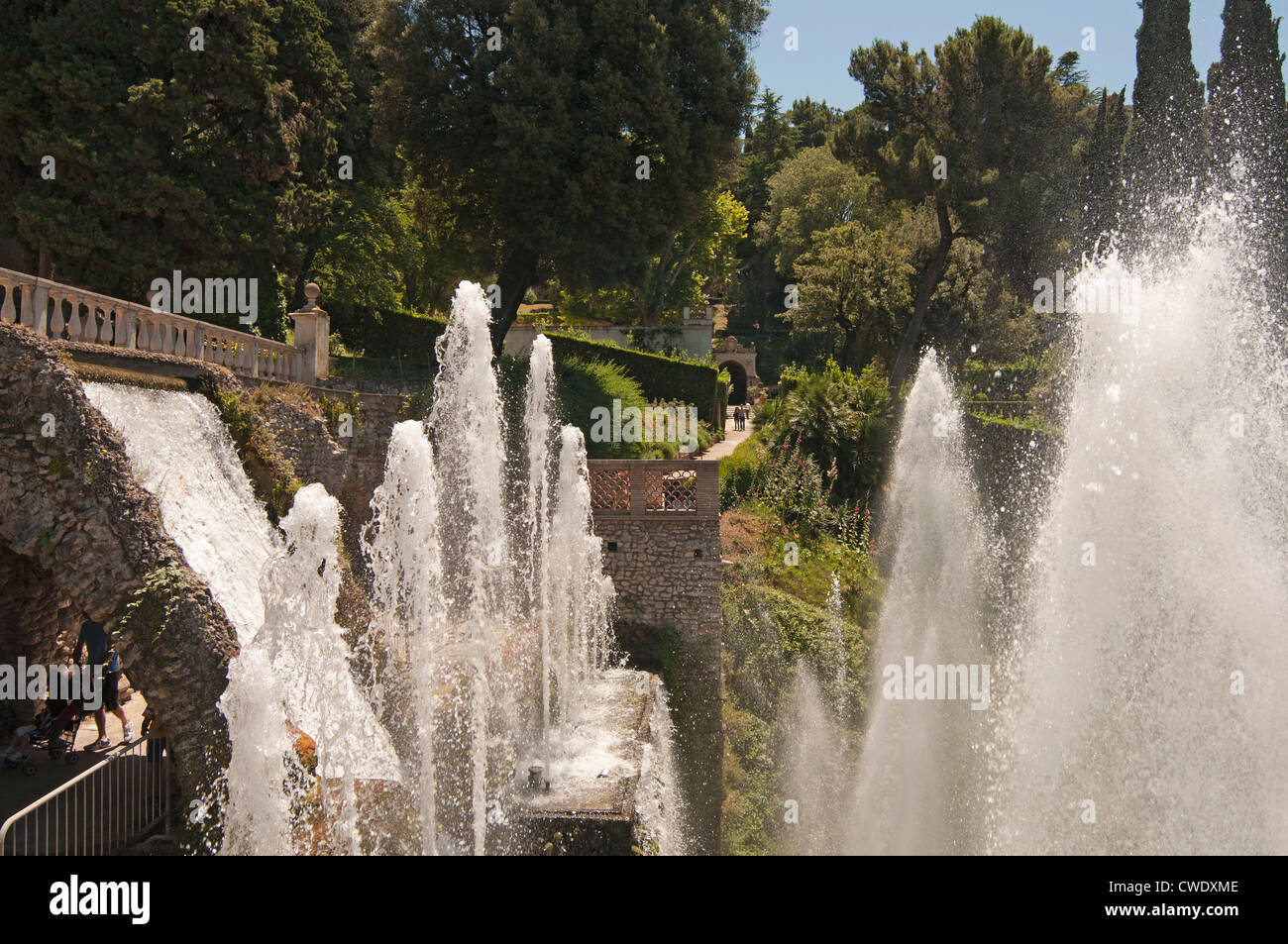 The Renaissance Gardens of the Villa d'Este, Tivoli, near Rome, Italy ...