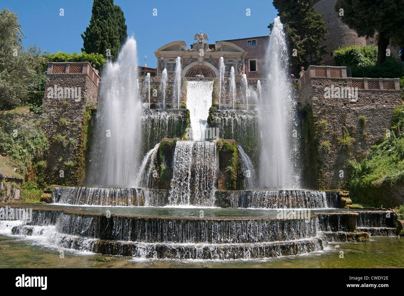 The Renaissance Gardens of the Villa d'Este, Tivoli, near Rome, Italy ...