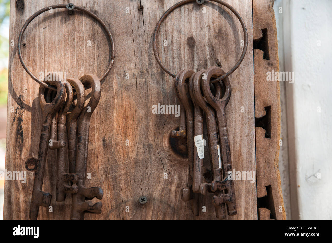 Old bunch of keys Stock Photo Alamy