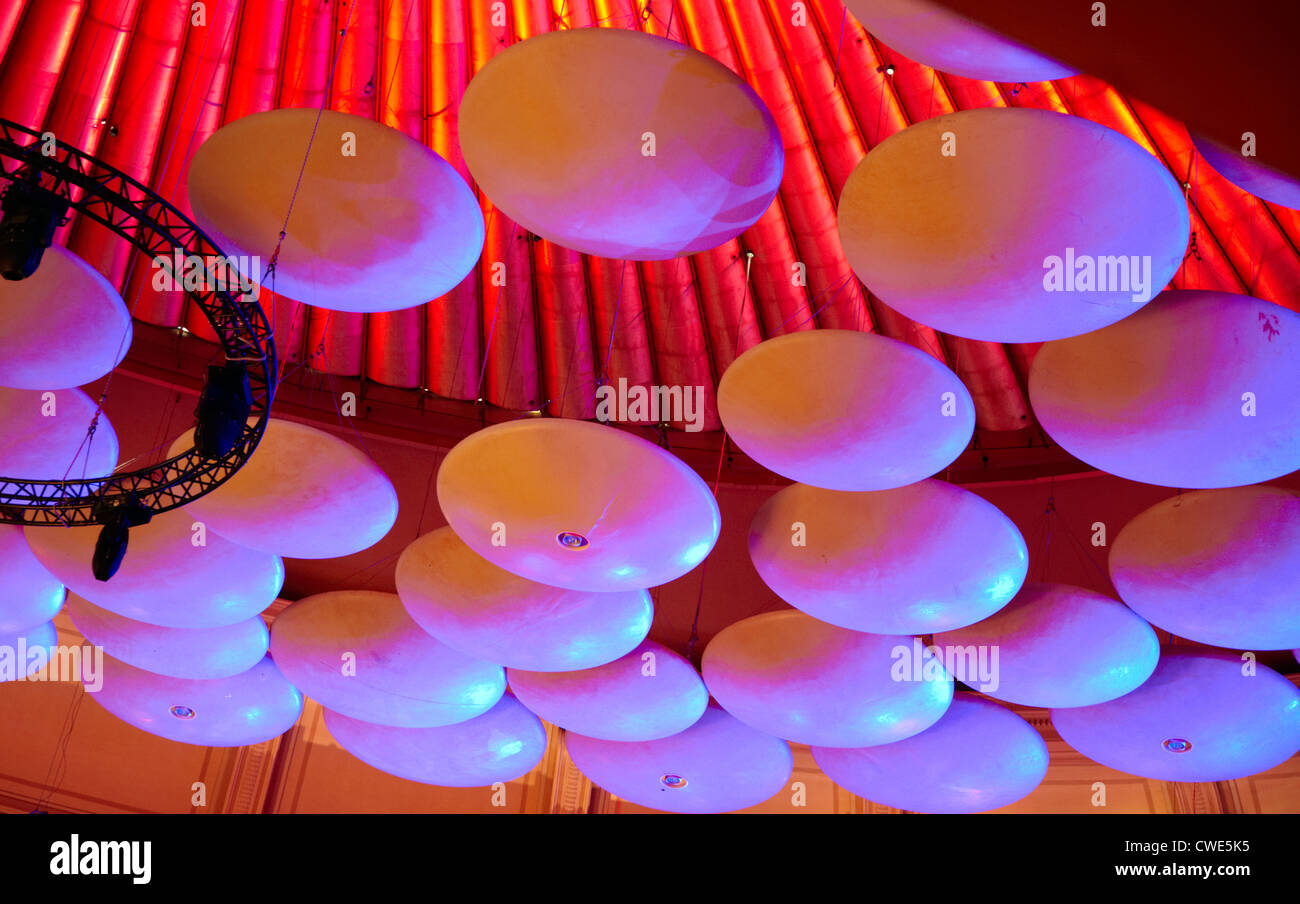 Albert Hall Interior London Uk Stock Photo - Alamy