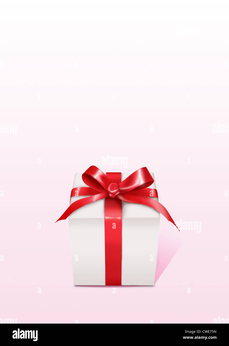 Red Wrapped Rippon Red ribbon detail hi-res stock photography and images - Alamy