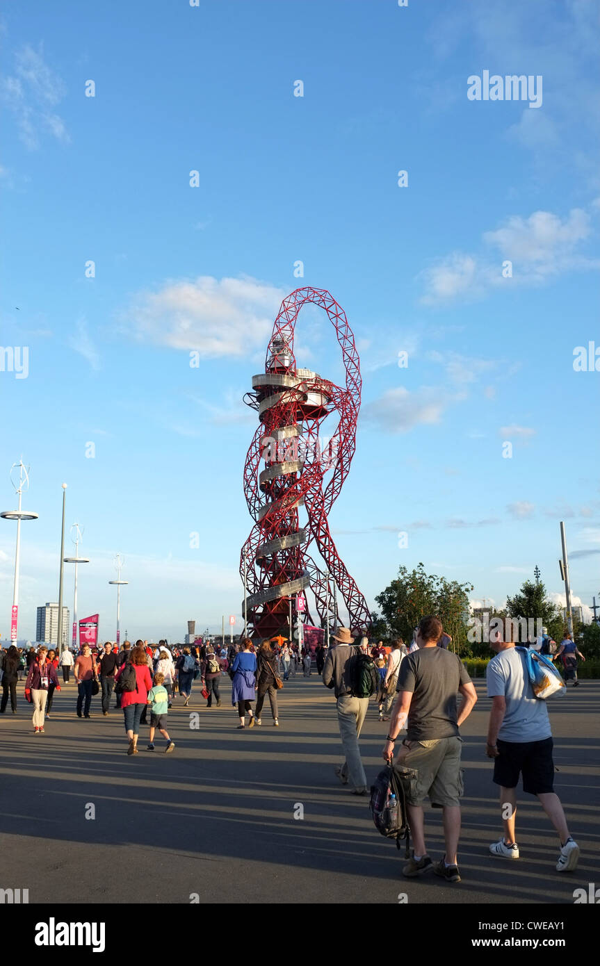 The Orbit Olympic Park London 2012 Stock Photo