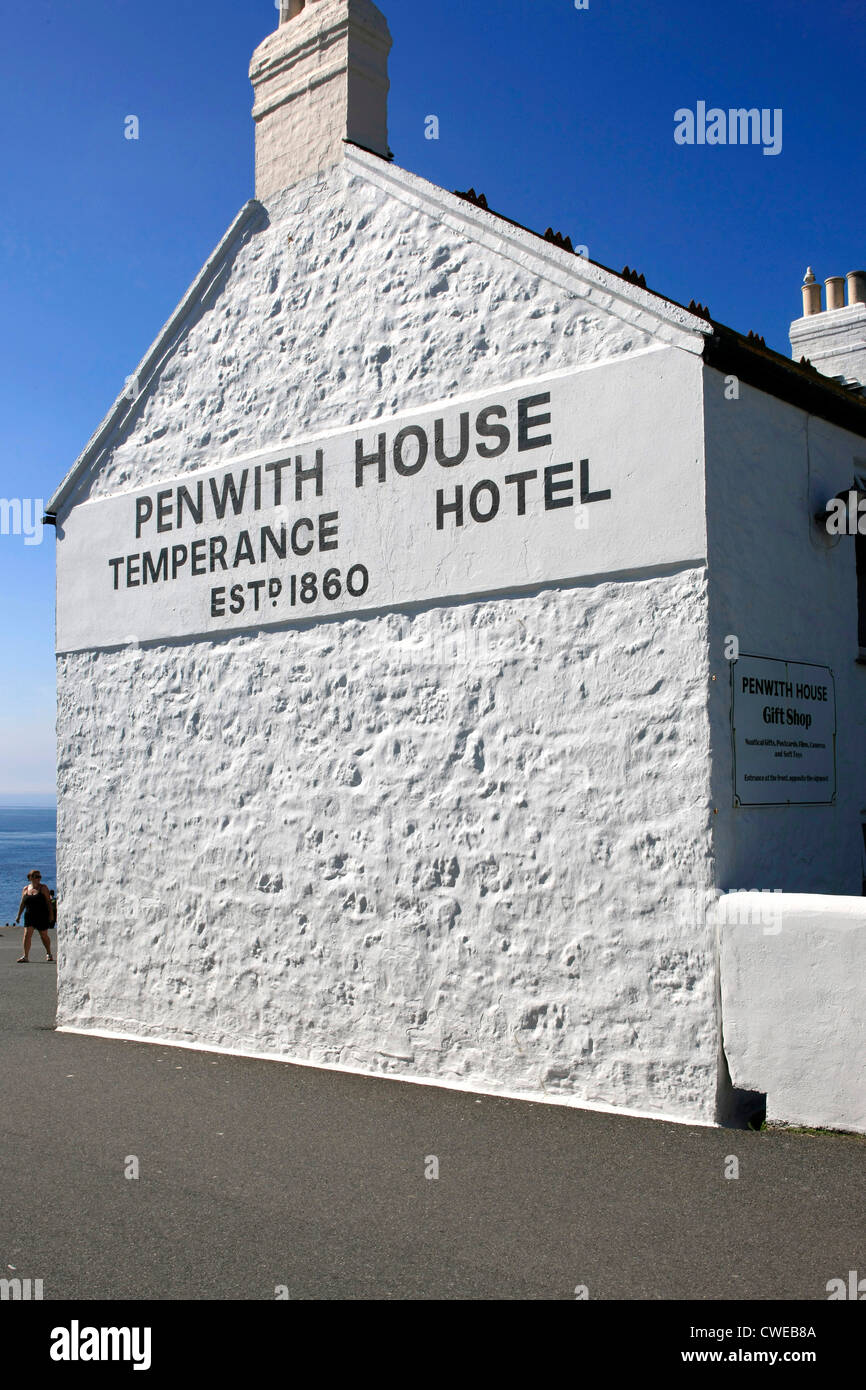 The Penwith House Temperance Hotel at Lands End Cornwall Stock Photo