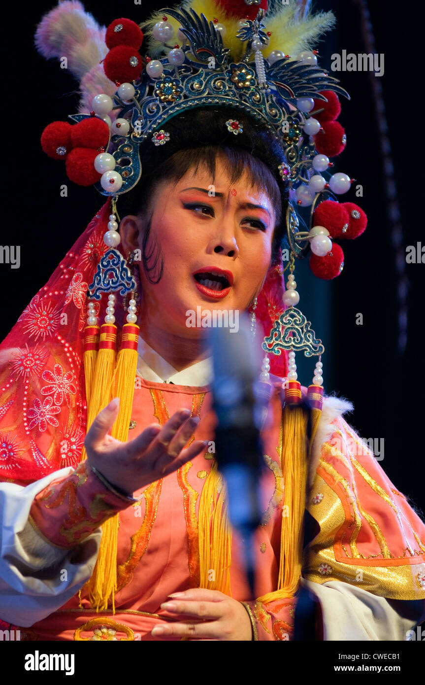 Chinese Opera, Hong Kong, China. Stock Photo