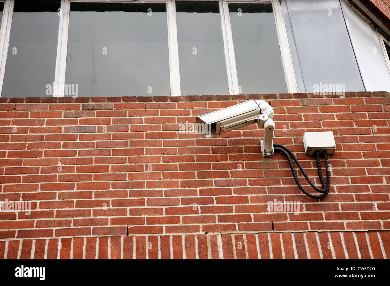 CCTV, security camera, watching every movement in modern society Stock