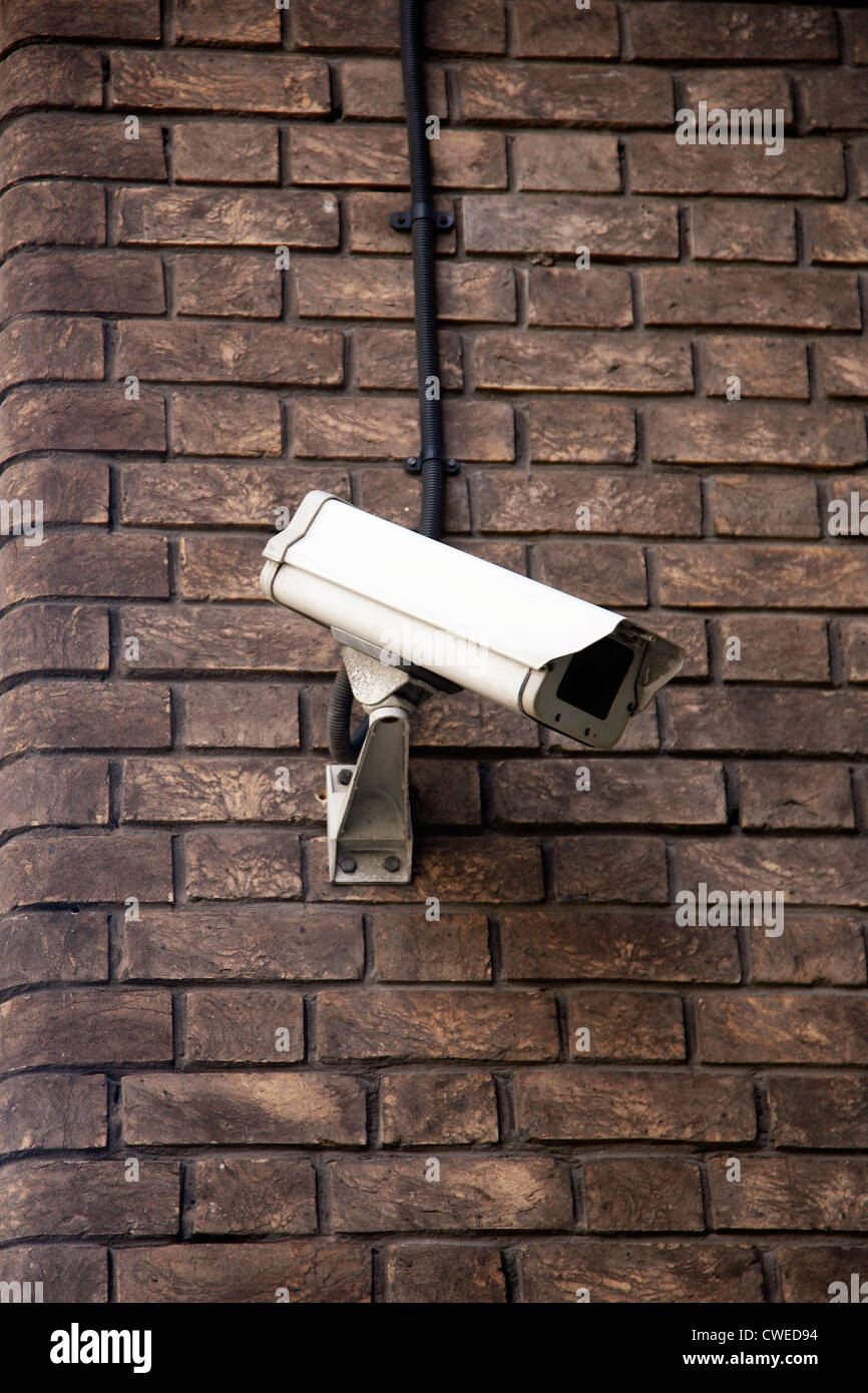 CCTV, security camera, watching every movement in modern society Stock