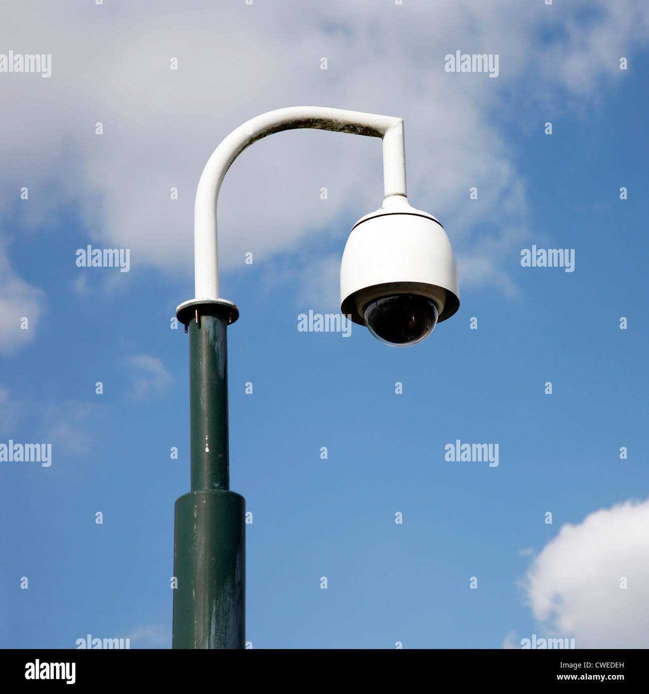 CCTV, security camera, watching every movement in modern society Stock