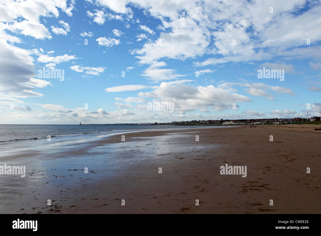 Seaburn Beach in Sunderland, England. Stock Photo