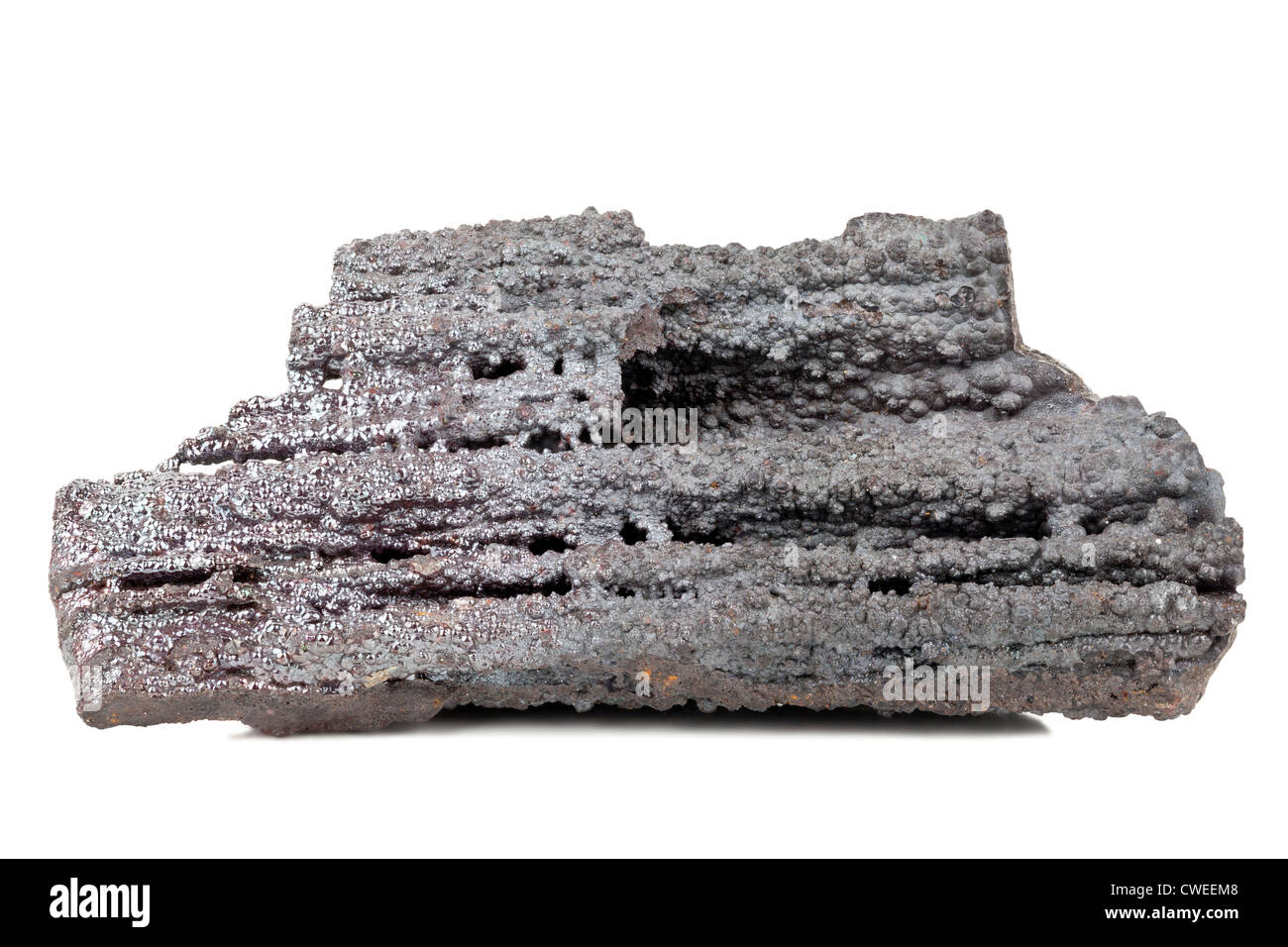 Goethite, Brown Iron Ore (FeO(OH)), Germany Stock Photo