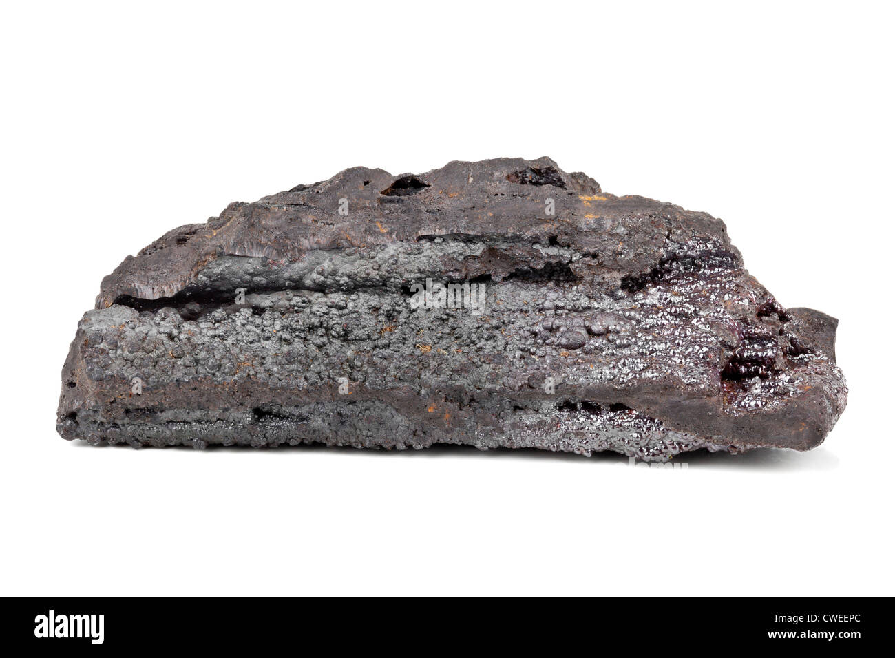 Goethite, Brown Iron Ore (FeO(OH)), Germany Stock Photo