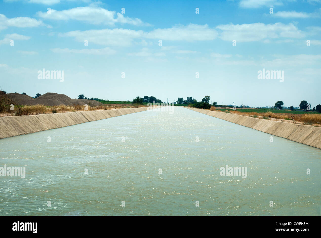 Irrigation canal, watering systems Stock Photo Alamy