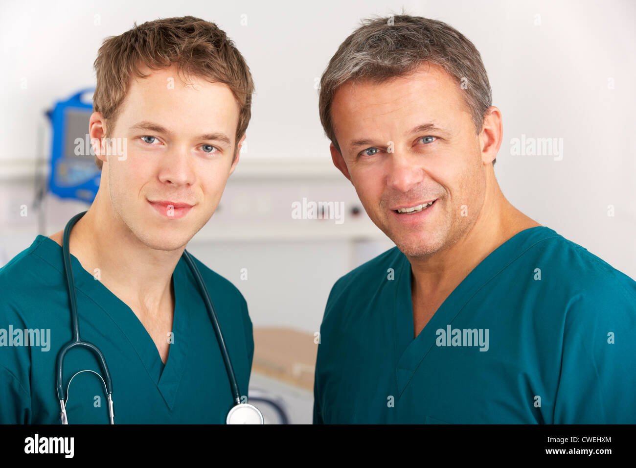 Portrait medical staff on hospital ward Stock Photo