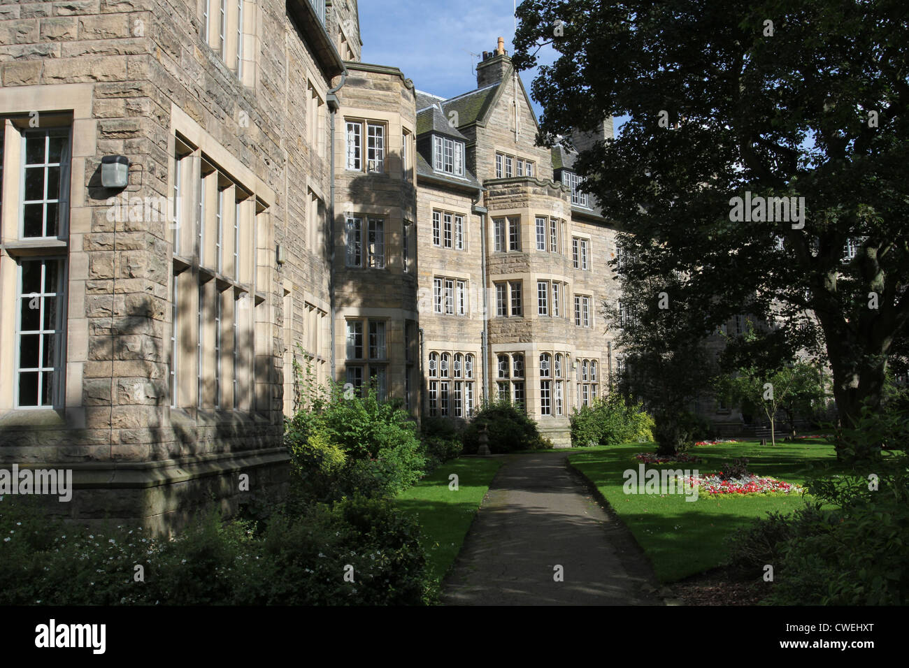 Exterior of St Salvators hall of residence St Andrews University Fife