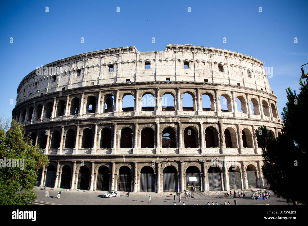 The Colosseum in Rome, Italy. Stock Photo