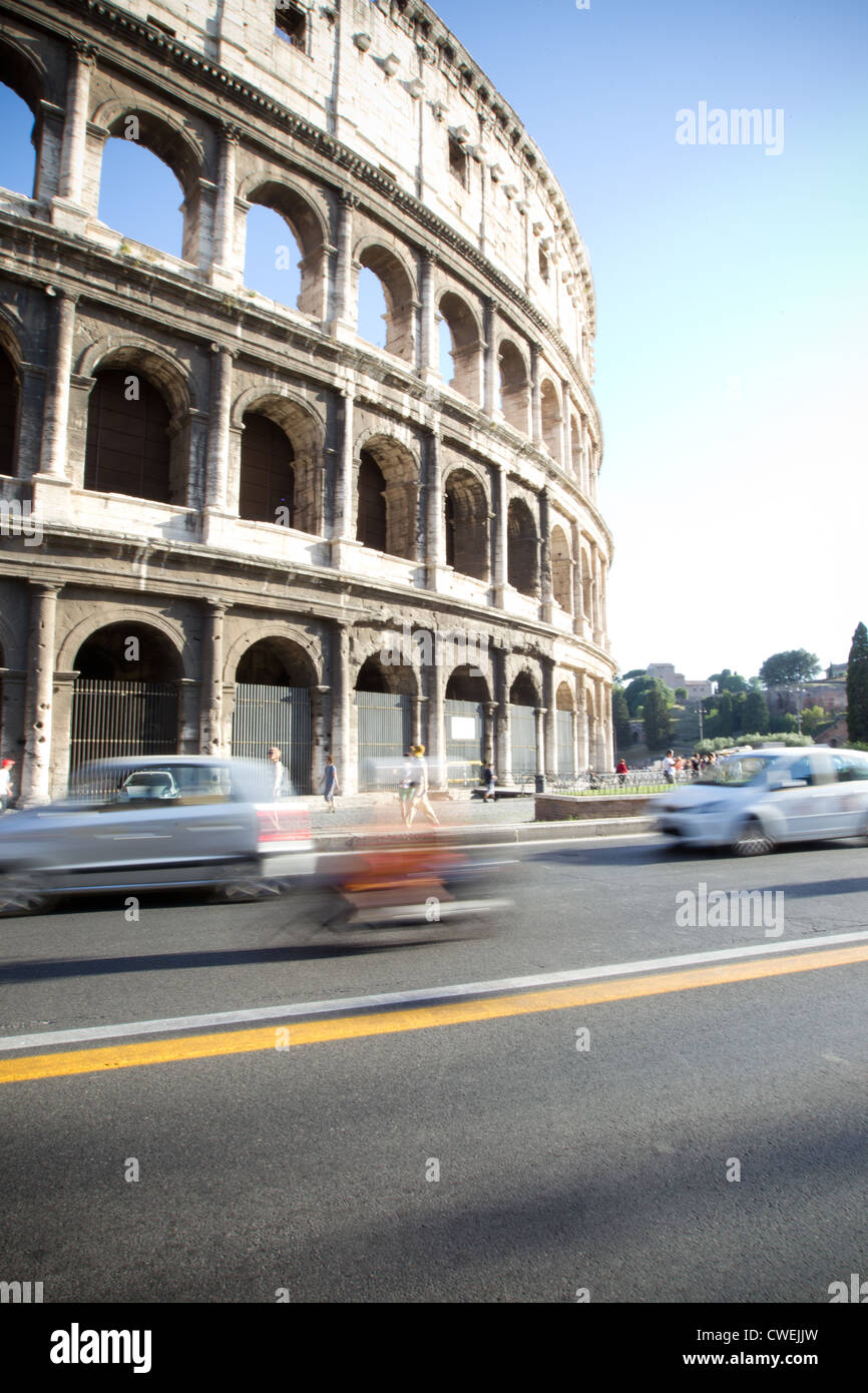 The Colosseum in Rome, Italy. Stock Photo