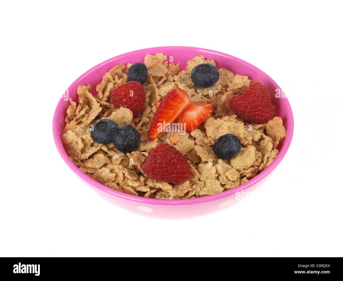 Bowl of Special K Breakfast Cereal with Fruit Stock Photo Alamy