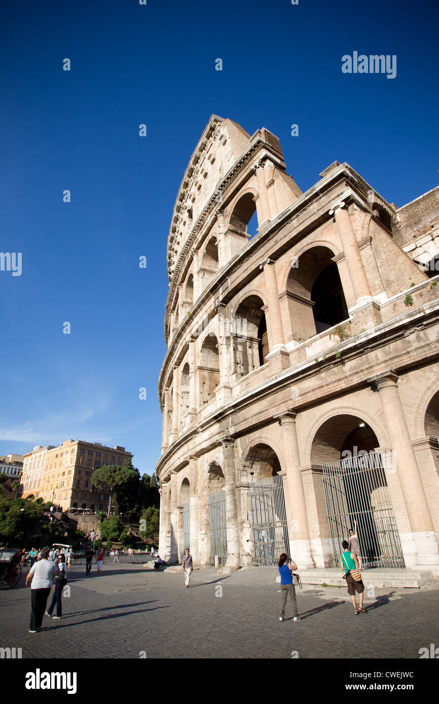 The Colosseum in Rome, Italy. Stock Photo