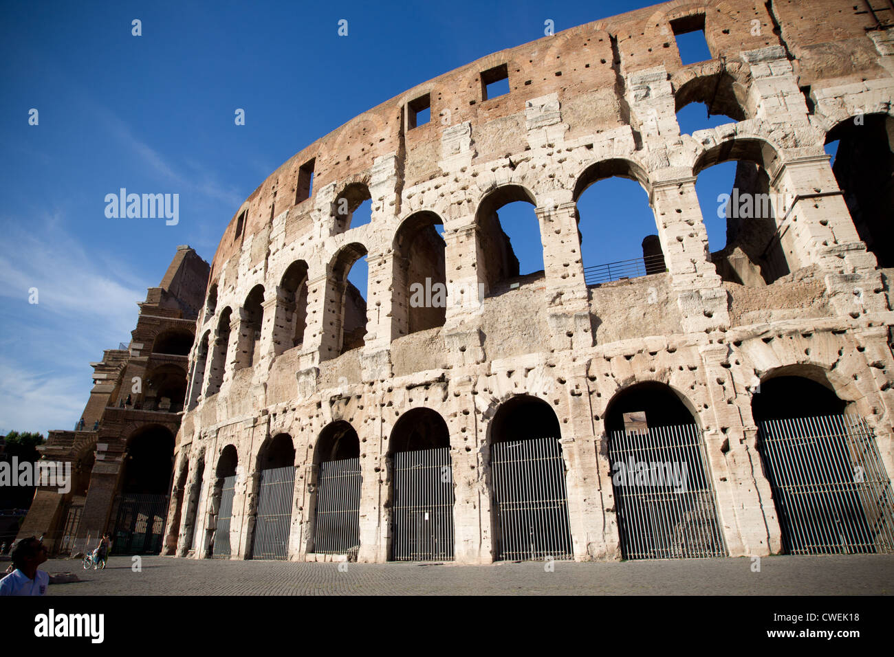 The Colosseum in Rome, Italy. Stock Photo