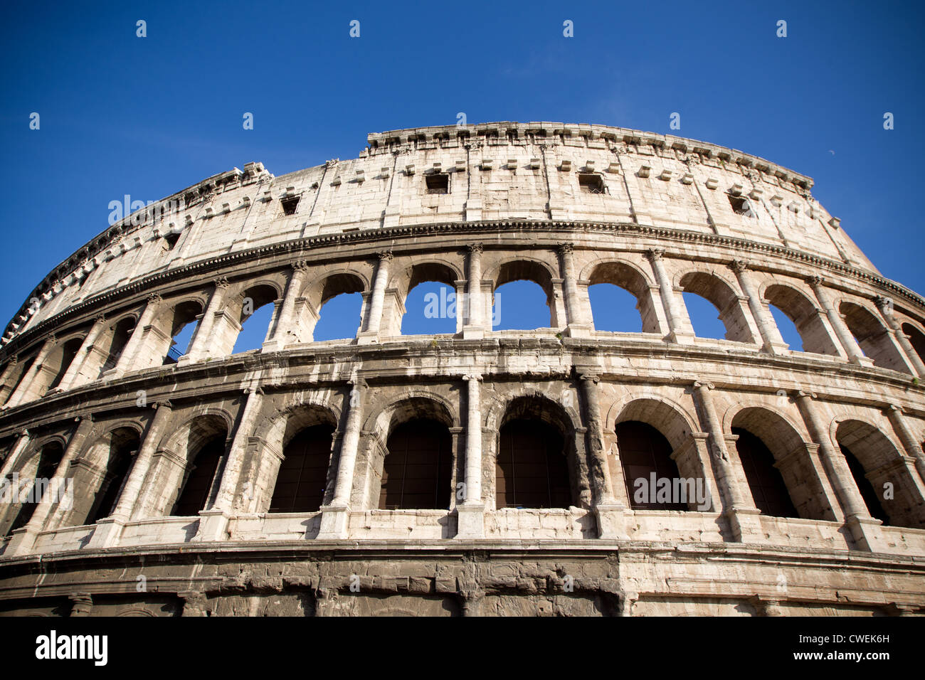 The Colosseum in Rome, Italy. Stock Photo
