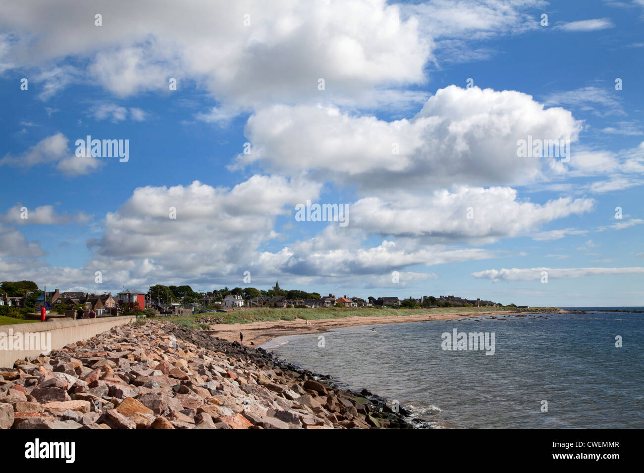 The Beach at Carnoustie Angus Scotland Stock Photo Alamy