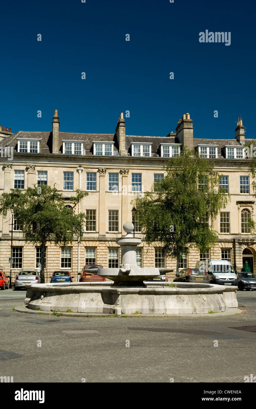 Fountain,Great Pulteney street, Bath, Somerset. Stock Photo