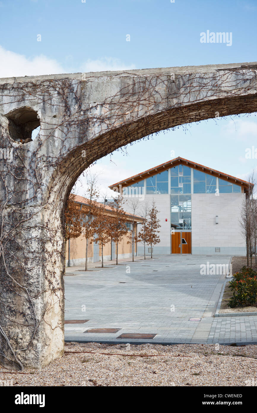 16/2/12 Vega Sicilia Winery, Valbuena de Duero, Castilla y Leon, Spain. Stock Photo