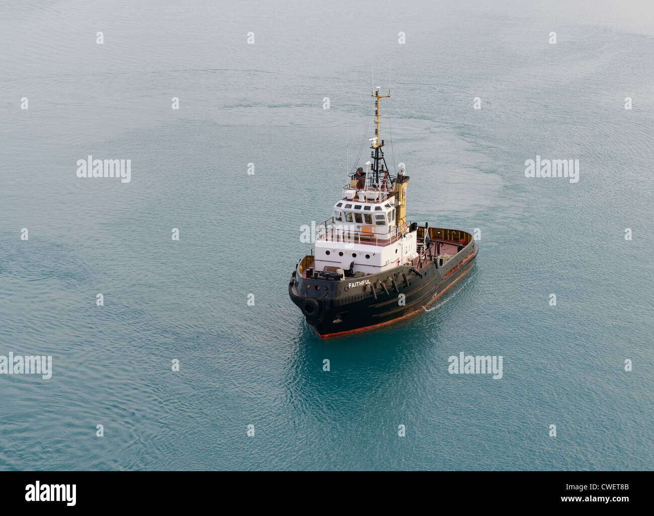 Tug boat, Bermuda Stock Photo