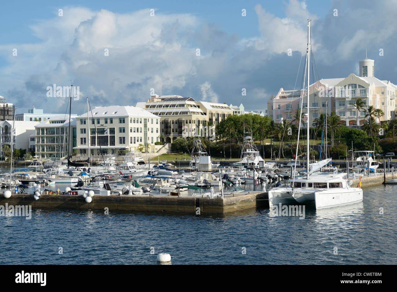 Hamilton, Bermuda. The Bermuda Yacht Club Stock Photo