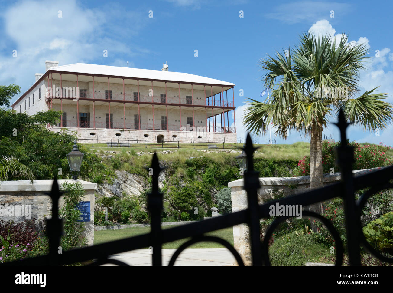 The Commissioner's House, National Museum of Bermuda, Royal Navy Dockyard Stock Photo