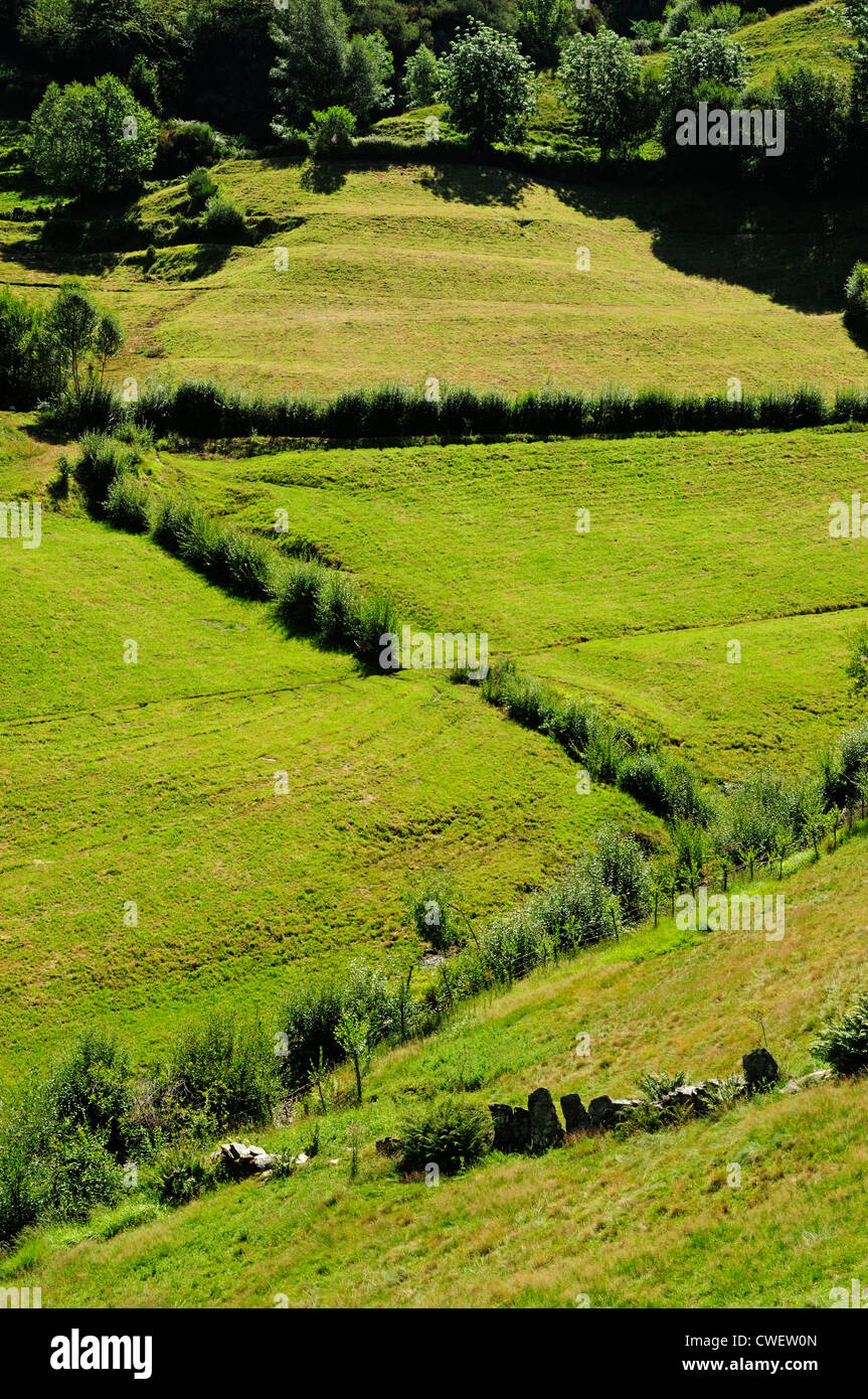 Mountain pastures. O Courel, Lugo, Galicia, Spain Stock Photo