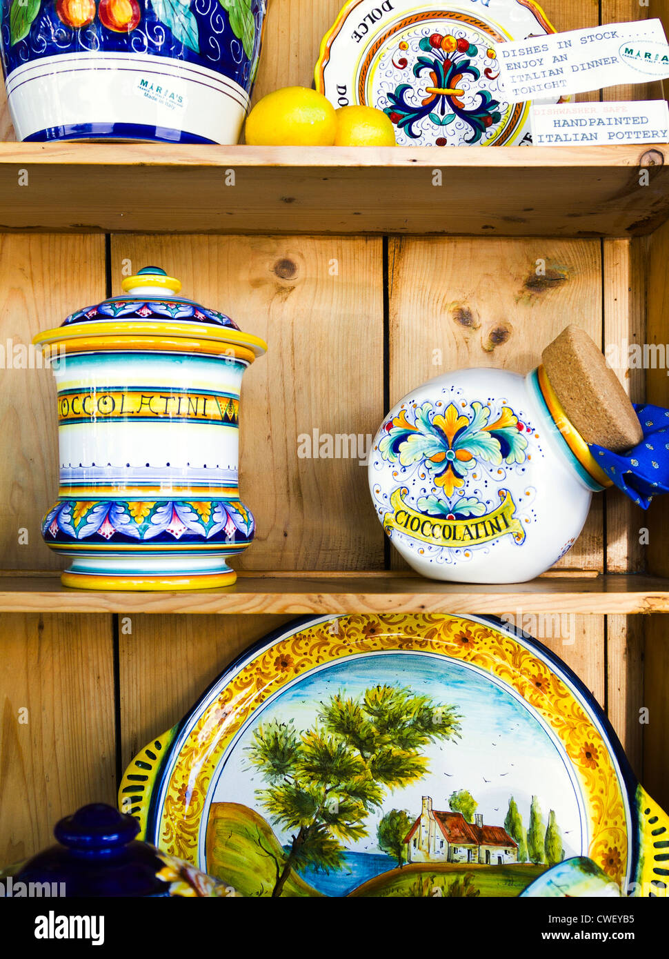 Decorated China Cabinet Stock Photos Decorated China Cabinet
