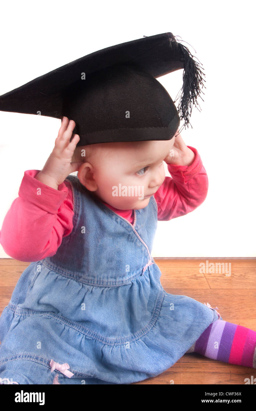 analogy or metaphor for success and education of young children Stock Photo