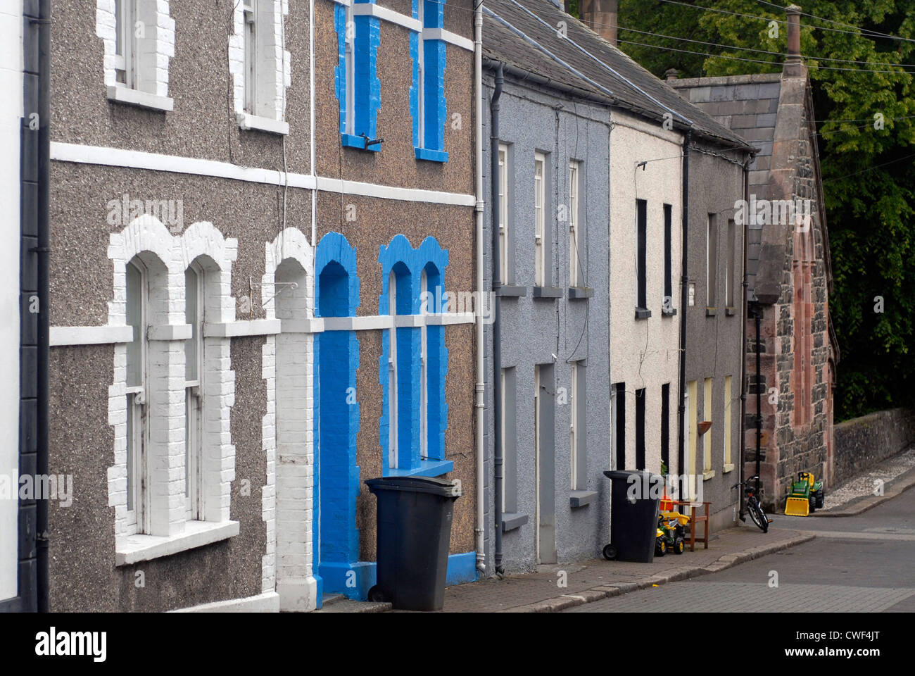 Street in Glenarm, Ballymena, Coastal Road, County Antrim, Ulster