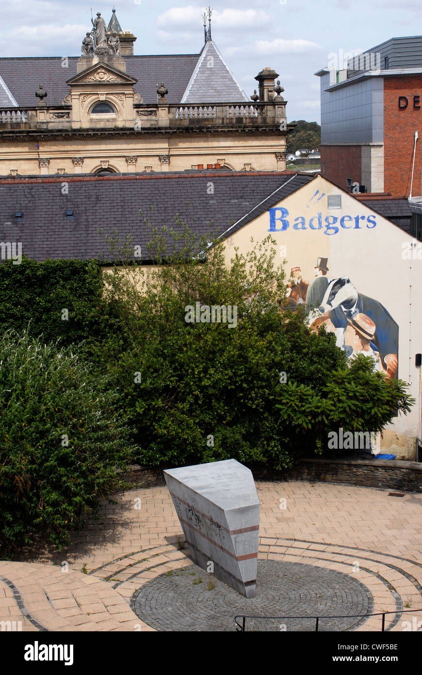Orchard Street View from the city wall, Derry, Londonderry, County Derry, Ulster, North Ireland