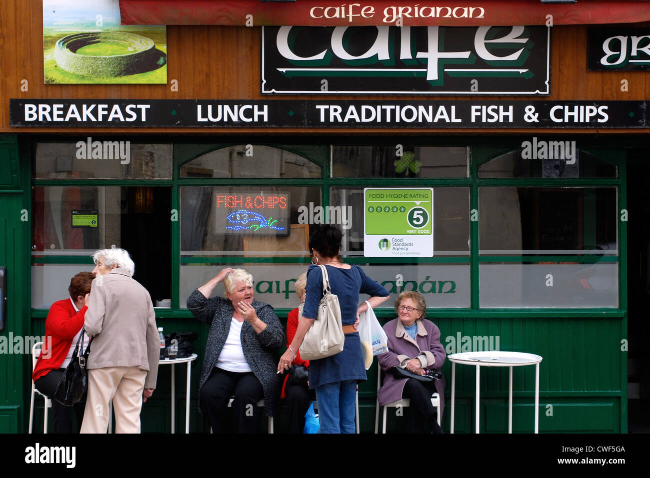 Café Grianan in Williams Street corner, Derry, Londonderry, County