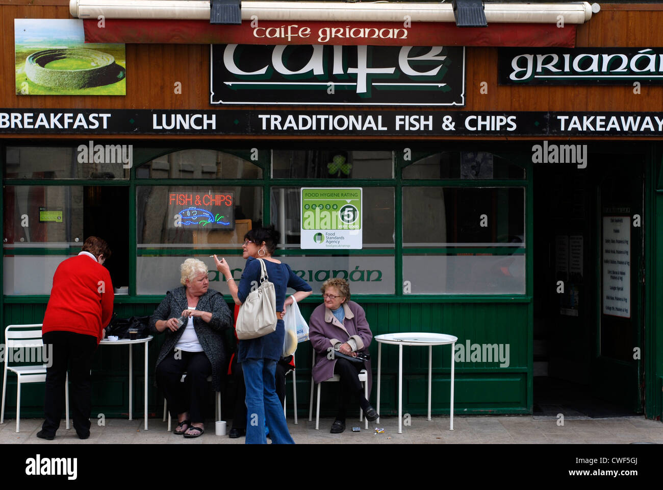 Café Grianan in Williams Street corner, Derry, Londonderry, County